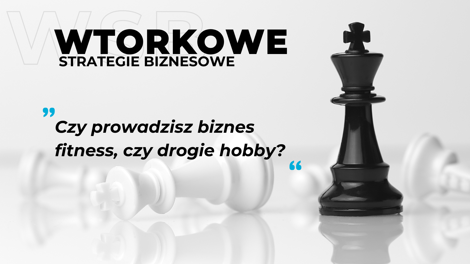 Czy prowadzisz biznes fitness, czy drogie hobby?